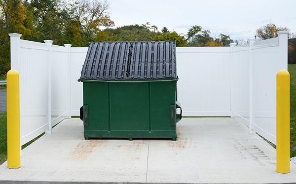 we provide free on-site assessments to determine the best placement for your commercial dumpster